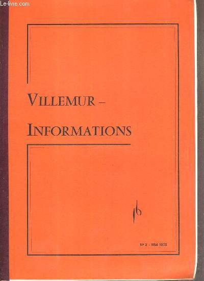 VILLEMUR-INFORMATION - N2 - MAI 1978