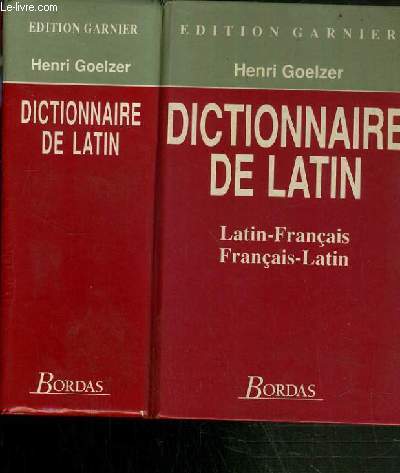 DICTIONNAIRE DE LATIN - LATIN-FRANCAIS / FRANCAIS-LATIN