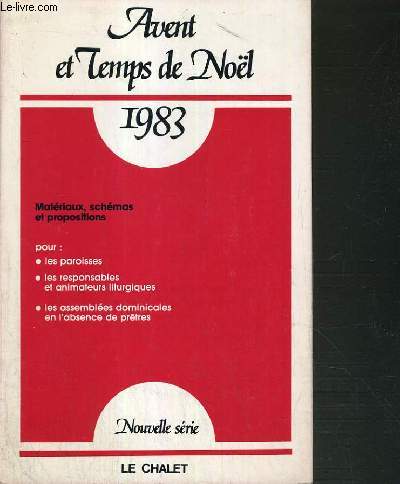 AVENT ET TEMPS DE NOEL - 1983 - NOUVELLE SERIE