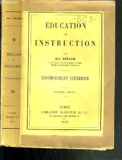 EDUCATION ET INSTRUCTION - ENSEIGNEMENT SUPERIEUR - 2me EDITION