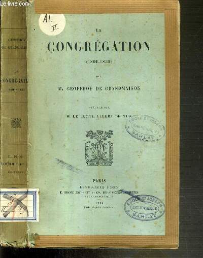LA CONGREGATION 1801-1830