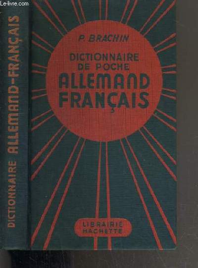 DICTIONNAIRE DE POCHE ALLEMAND-FRANCAIS