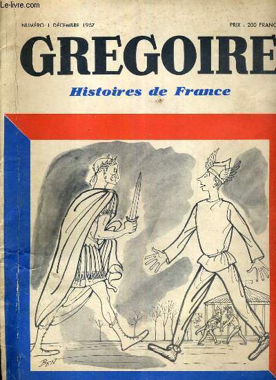 GREGOIRE - HISTOIRE DE FRANCE - N1 - DECEMBRE 1957
