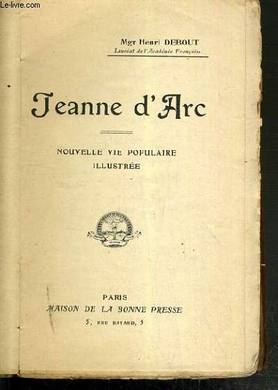 JEANNE D'ARC - NOUVELLE VIE POPULAIRE ILLUSTREE