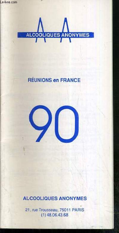REUNIONS EN FRANCE 90 - BROCHURE.