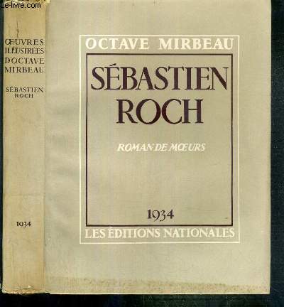 SEBASTIEN ROCH - ROMAN DE MOEURS - EXEMPLAIRE N3595 / 3750 SUR VELIN D' ALFA