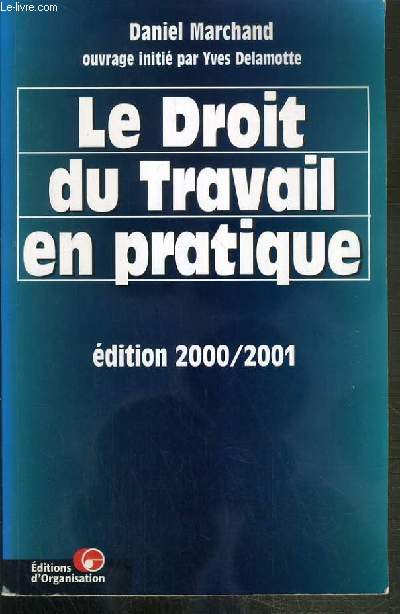 LE DROIT DU TRAVAIL EN PRATIQUE - EDITION 2000/2001