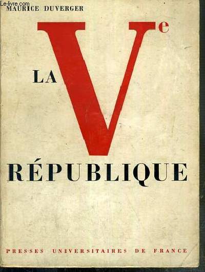 LA Ve REPUBLIQUE - 4eme EDITION REFONDUE.