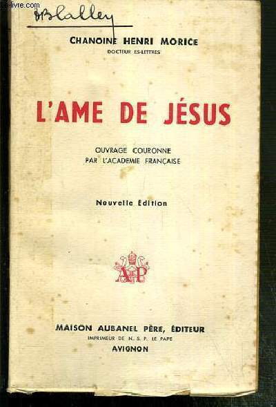 L'AME DE JESUS - NOUVELLE EDITION