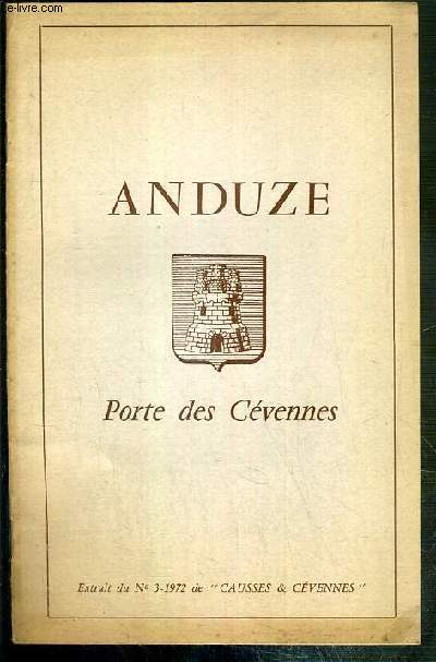 ANDUZE - PORTE DES CEVENNES - EXTRAIT DU N3-1972 DE 
