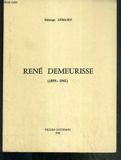 RENE DEMURISSE (1895-1961)
