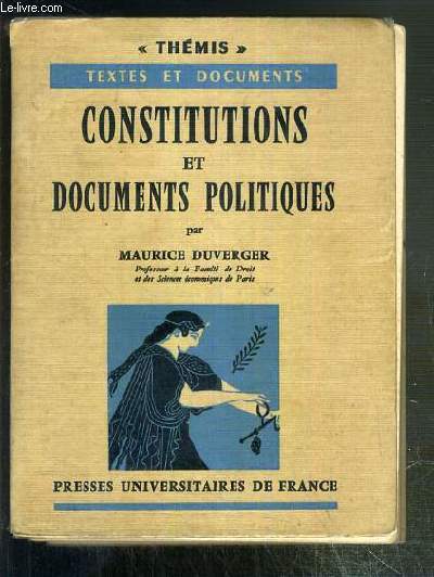 CONSTITUTIONS ET DOCUMENTS POLITIQUES /