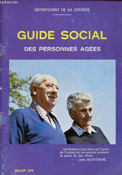 GUIDE SOCIAL DES PERSONNES AGEES