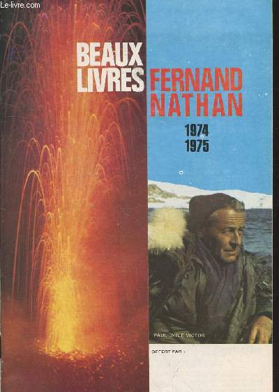 Beaux Livres Fernand Nathan 1974-1975