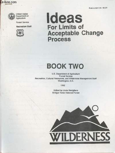 Tir  part : Ideas for limits of acceptable change process : Book Two. Publication 229.