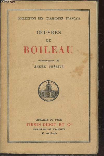 Oeuvres de Boileau (