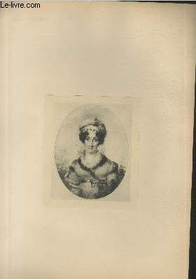 Portrait de Madame de Sainte-Haulde - Ecole Franaise XIX sicle - Planche extraite de l'ouvrage 