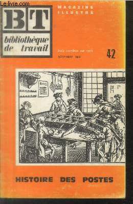 Bibliothque de Travail BT n42 Dcembre 1946 : Histoire des postes