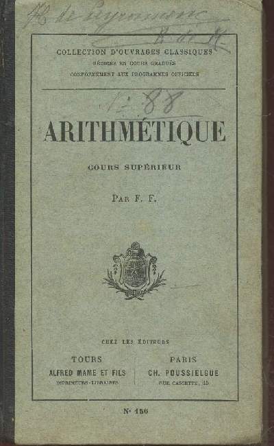 Arithmtique - Cours suprieur (