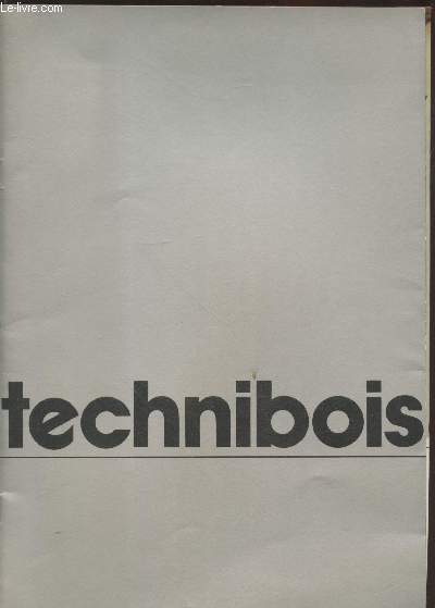 Brochure Technibois