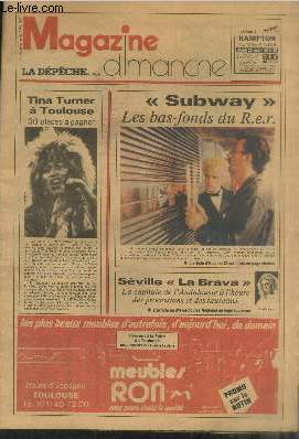 Magazine Dimanche du 21 au 27 avril 1985 : Tina Turner  Toulouse 30 places  gagner - 