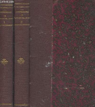 Confessions de Marie Delorme Tomes 1 et 2 (en deux volumes) - (Collection 