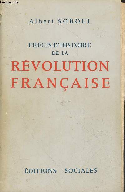 Prcis d'Histoire de la Rvolution Franaise