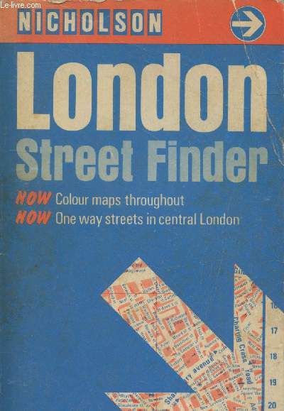 London - Street Finder - Now coulour maps throughout - Now one way streets in central London