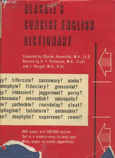 Blackie's concise english dictionary