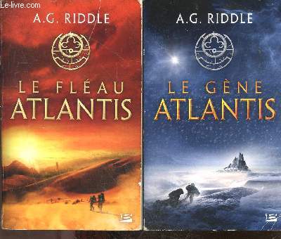 Atlantis - 2 volumes : tome 1 le gne atlantis + Tome 2 Le Flau Atlantis