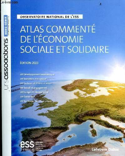 Juris associations hors-srie novembre 2023 - Observatoire national de l'ess - Atlas comment de l'conomie sociale et solidaire.