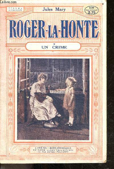 Roger la honte - Tome 1 - Un crime - Cinema bibliotheque N43
