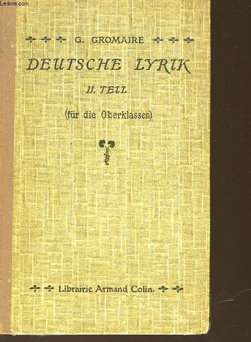 DEUTSCHE LYRIK - II TEIL