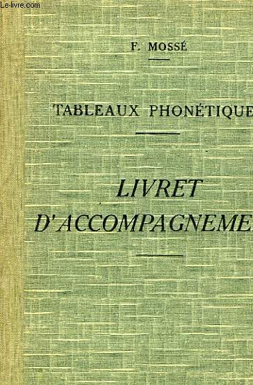 TABLEAUX PHONETIQUES POUR L'ENSEIGNEMENT DES LANGUES VIVANTES - LIVRET D'ACCOMPAGNEMENT