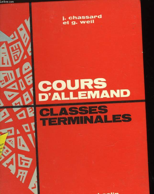 COURS D'ALLEMAND - CLASSES DE TERMINALES