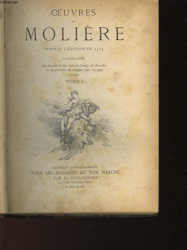OEUVRES DE MOLIERES - TOME 1