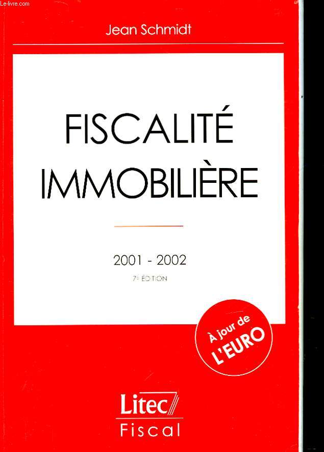 FISCALITE IMMOBILIERE
