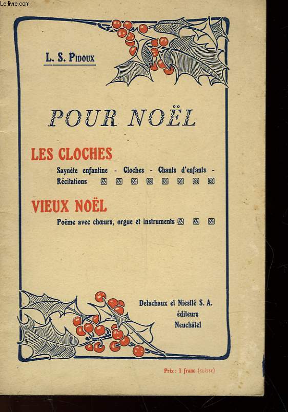 POUR NOEL - LES CLOCHES - VIEUX NOEL