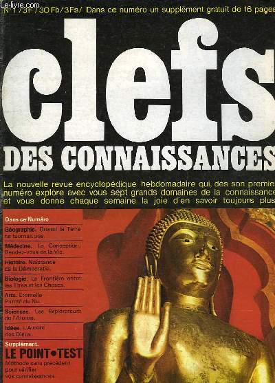 CLEFS DES CONNAISSANCES - N1