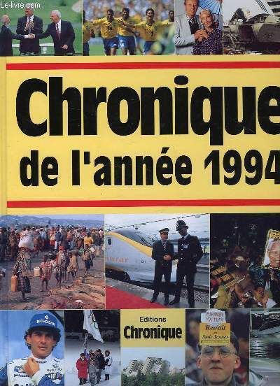 CHRONIQUES DE L'ANNEE 1994