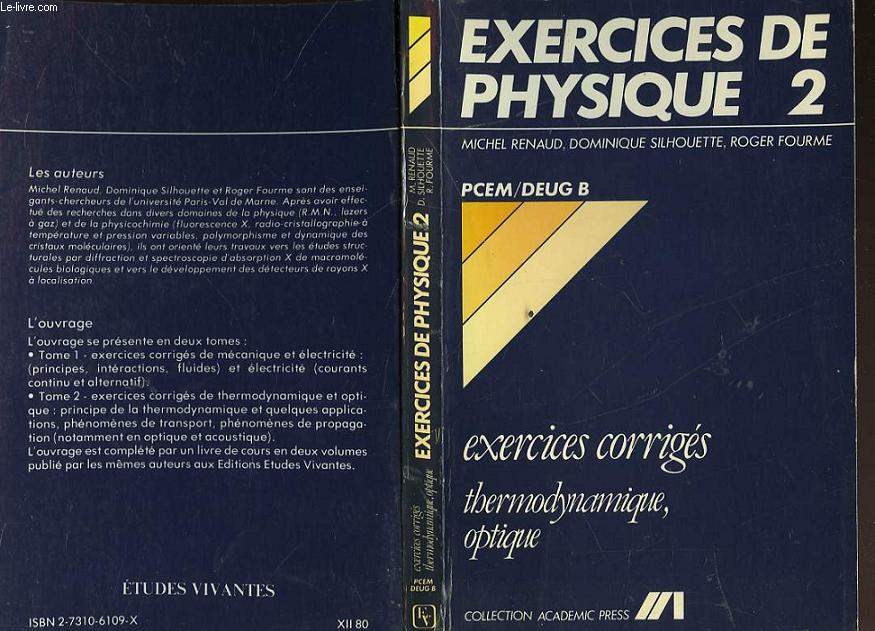 EXERCICE CORRIGE DE PHYSIQUE 2
