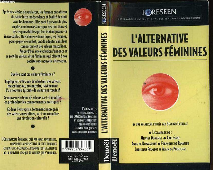L'ALTERNATIVE DES VALEURS FEMININES
