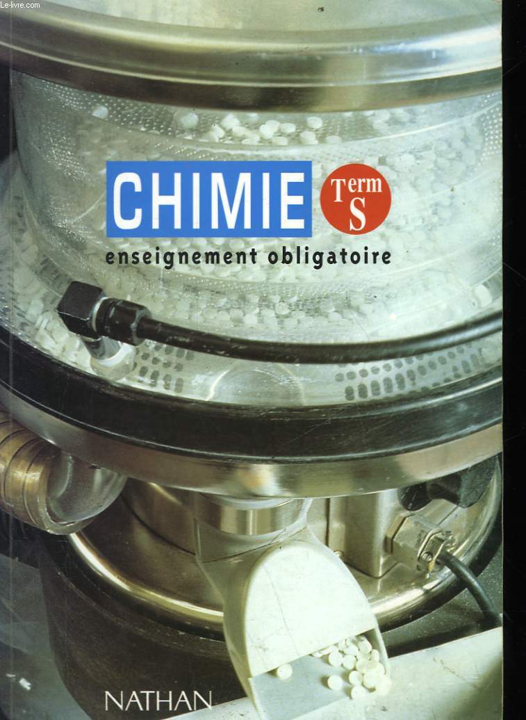 CHIMIE - TERMINALE S