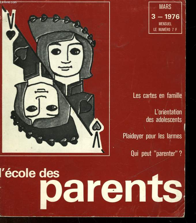L'ECOLE DES PARENTS - MARS N3