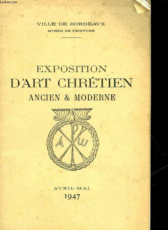 EXPOSITION D'ART CHRETIEN ANCIEN ET MODERNE