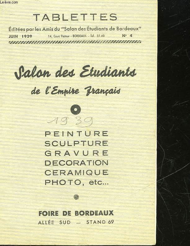 SALON DES ETUDIANTS DE L'EMPIRE FRANCAIS