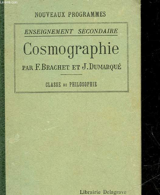 COSMOGRAPHIE - CLASSE DE PHILOSOPHIE