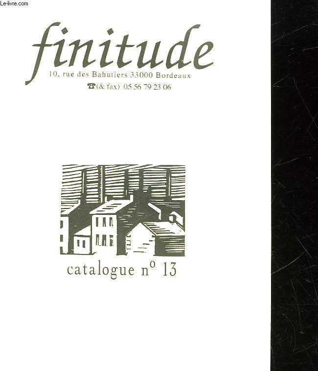 CATALOGUE - FINITUDE - N13