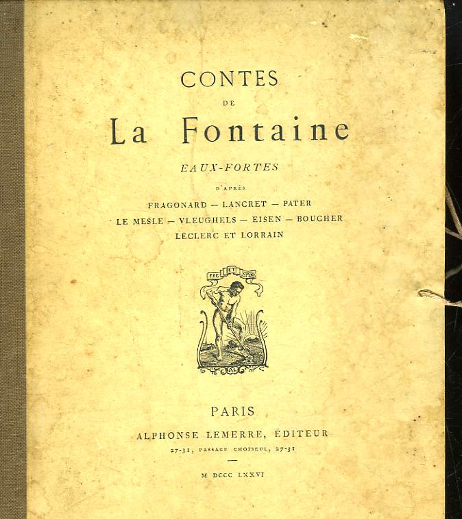 CONTES DE LAFONTAINE EAUX-FORTES