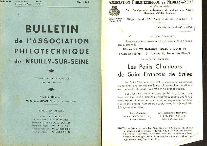 ASSOCIATION PHILOTECHNIQUE DE NEUILLY-S-SEINE -